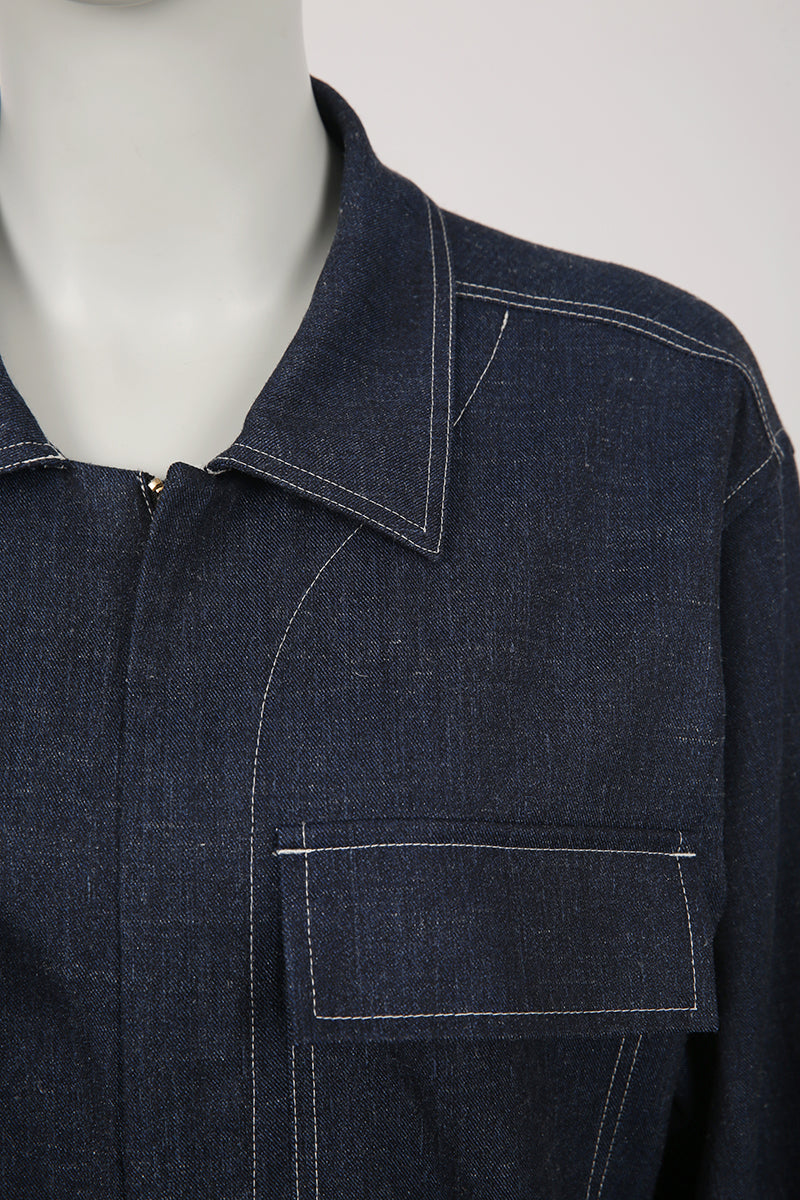 Addie Jumpsuit – Dark Wash Blue