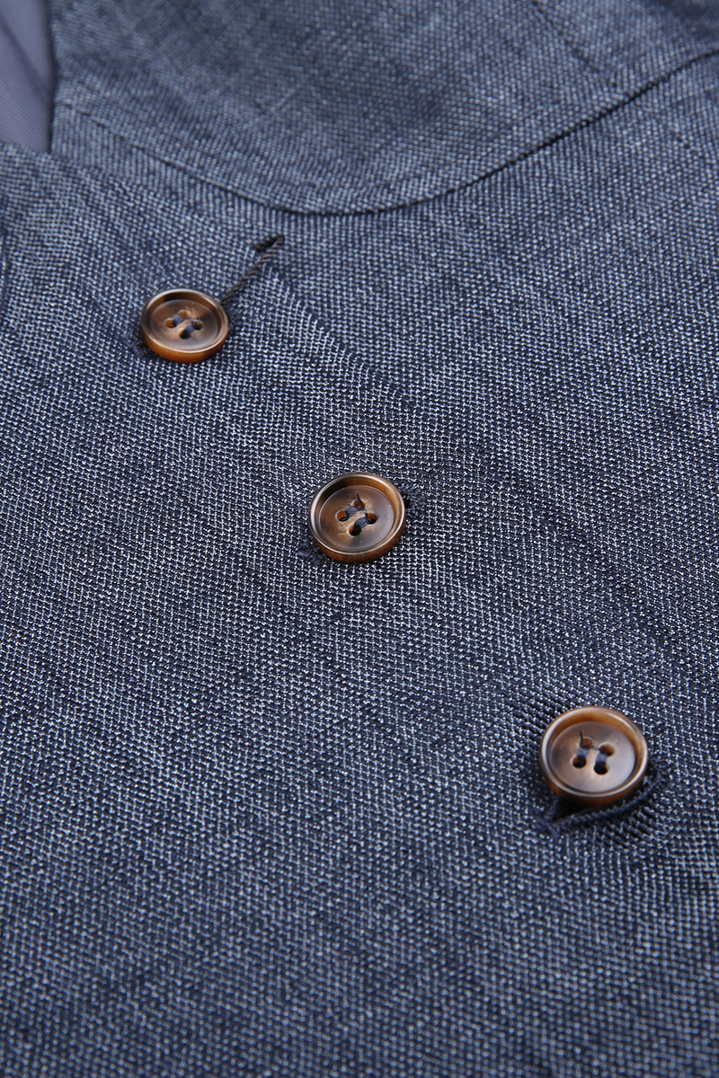 Sollisa Vest – Denim Navy Blue (Medium Wash)